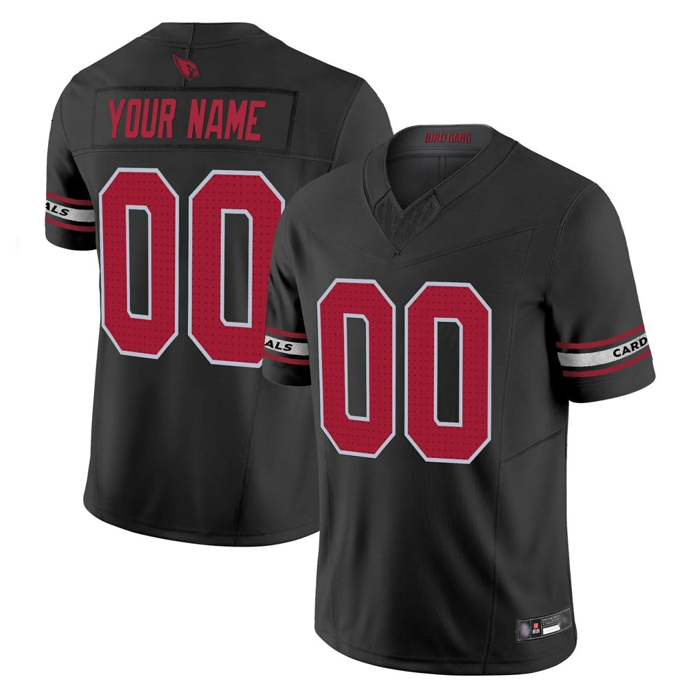 Jdoa Custom A.Cardinals Black Vapor F.U.S.E. Limited Home Game Stitched Jerseys