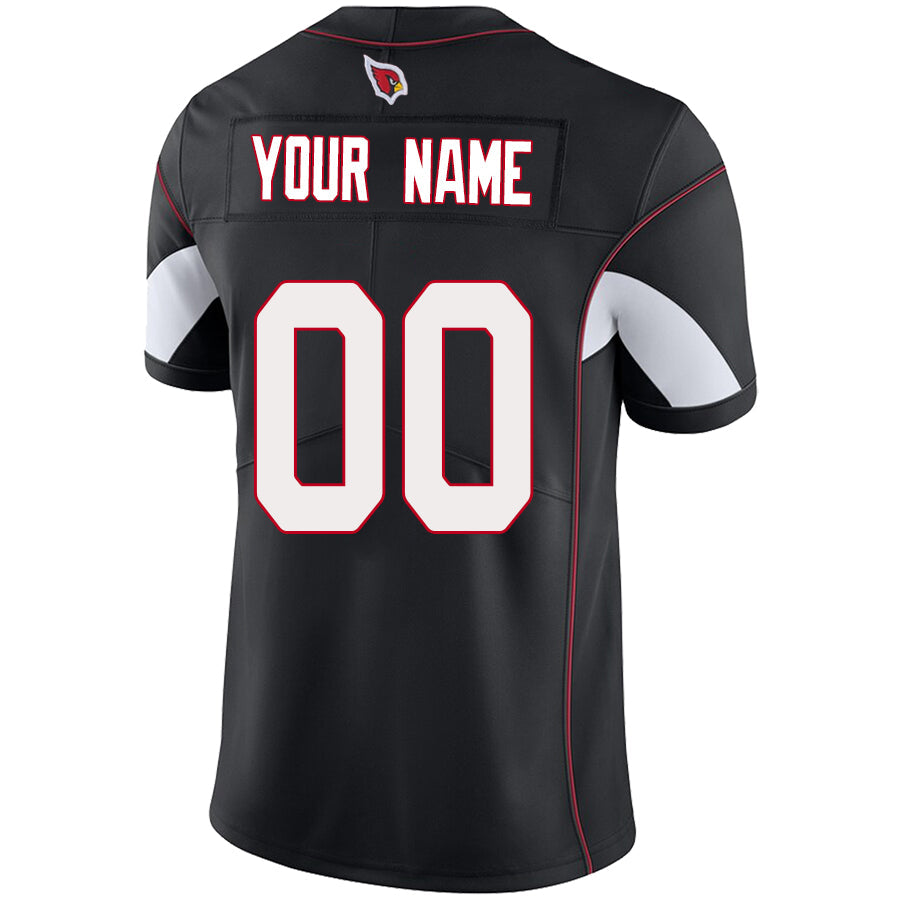 Jdoa Custom A.Cardinals Black Vapor Untouchable Elite Stitched Jerseys