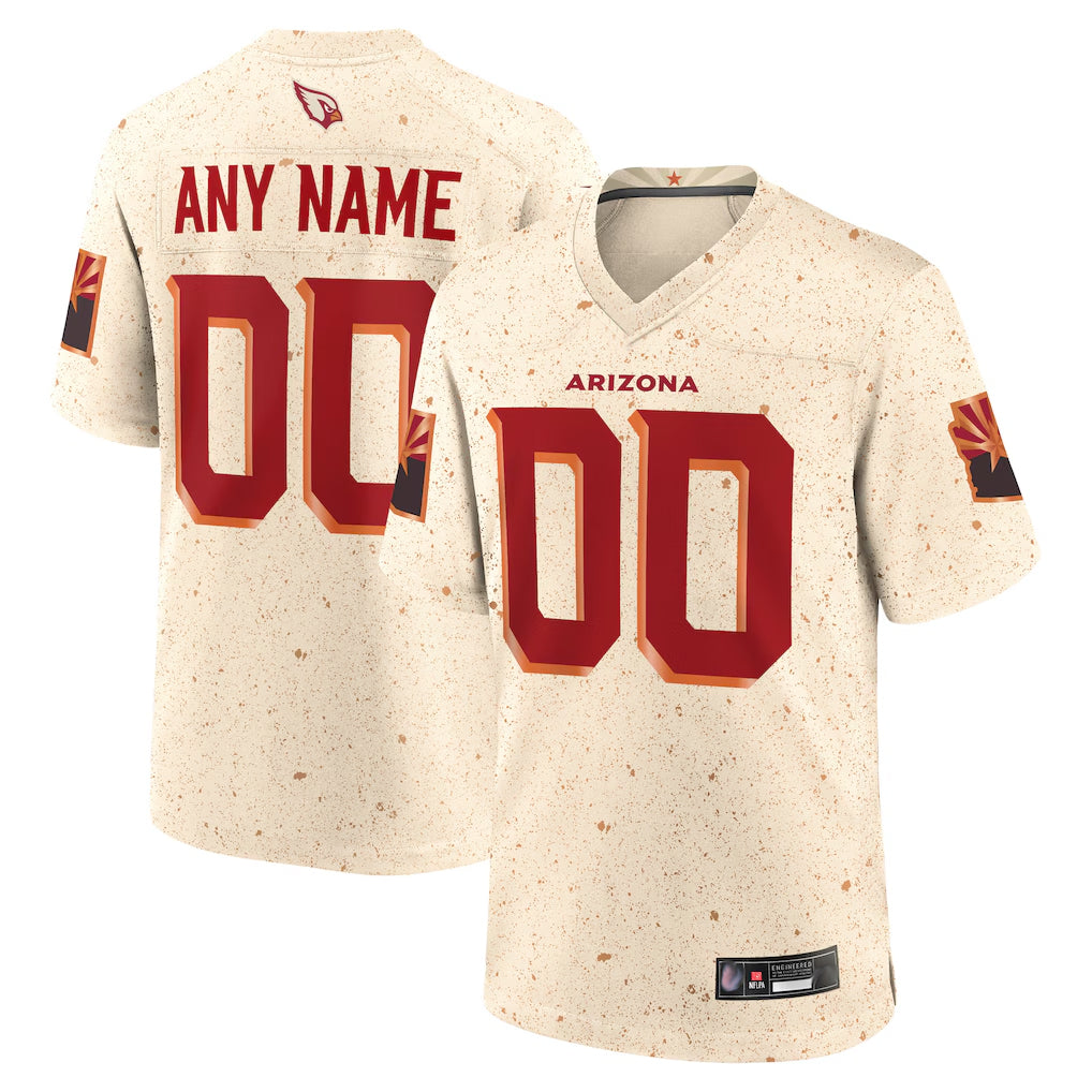 Jdoa Custom A.Cardinals Cream Rivalries Collection Home Game Stitched Jerseys