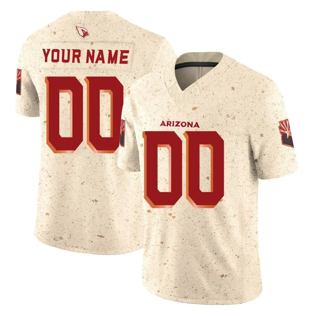 Jdoa Custom A.Cardinals Cream Rivalries Collection Limited Eliet Home Game Stitched Jerseys