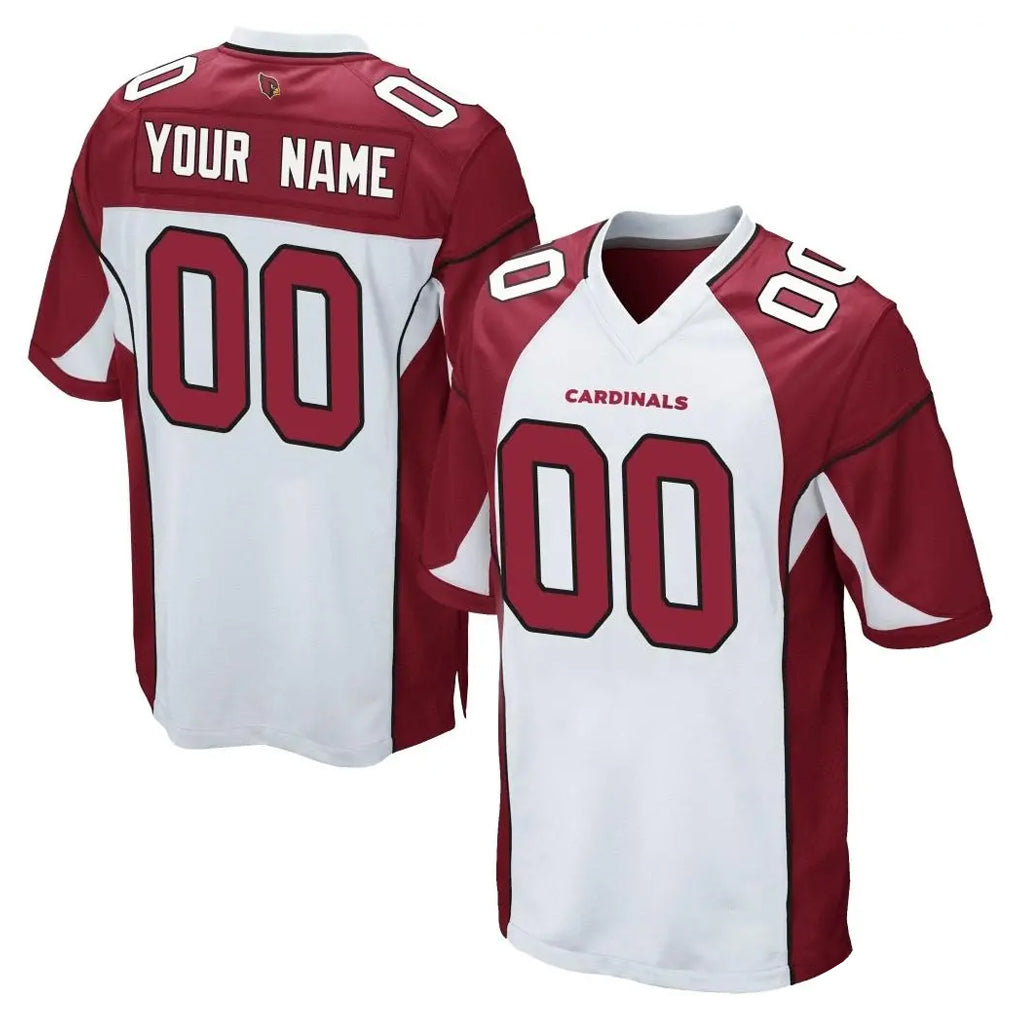 Jdoa Custom A.Cardinals White Red Home Game Stitched Jerseys