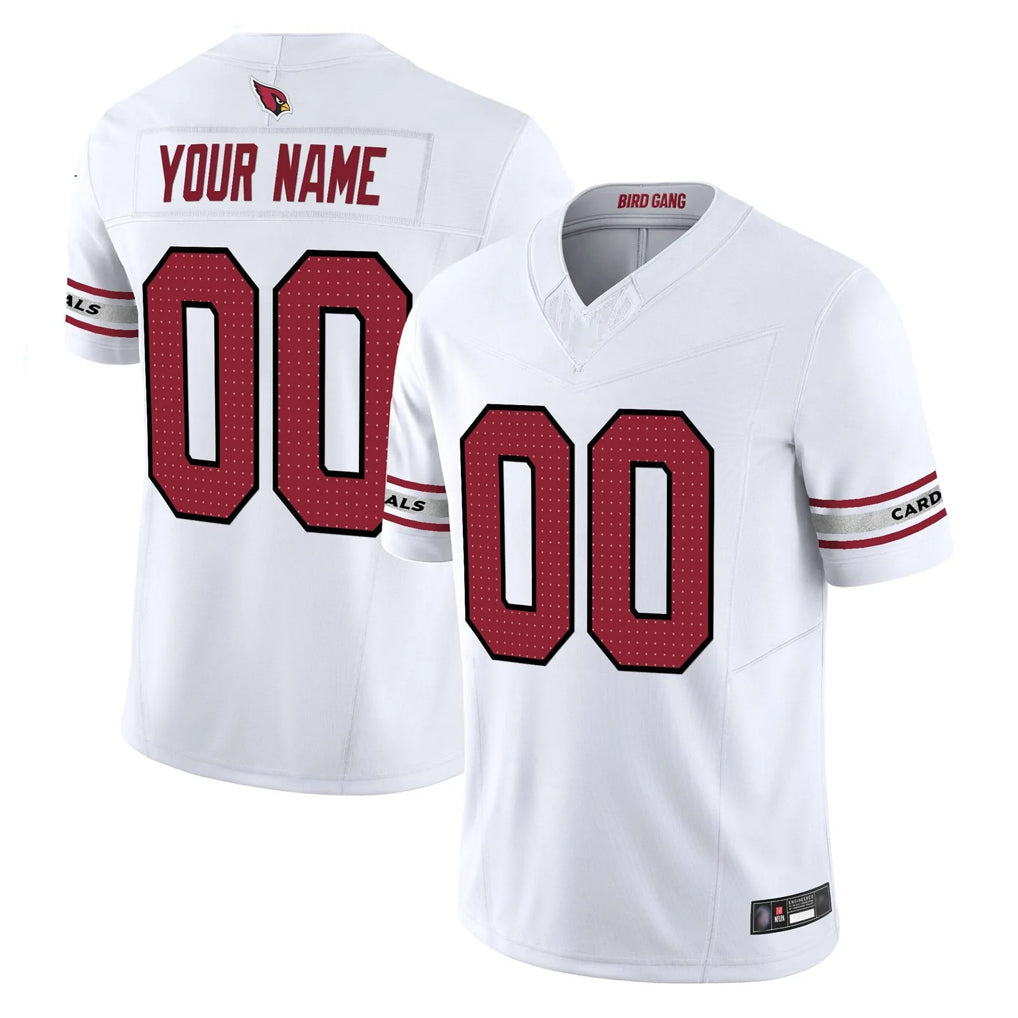 Jdoa Custom A.Cardinals White Vapor F.U.S.E. Limited Home Game Stitched Jerseys