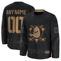 Xdoa Custom A.Ducks Black 2024 Military Appreciation Practice Jerseys