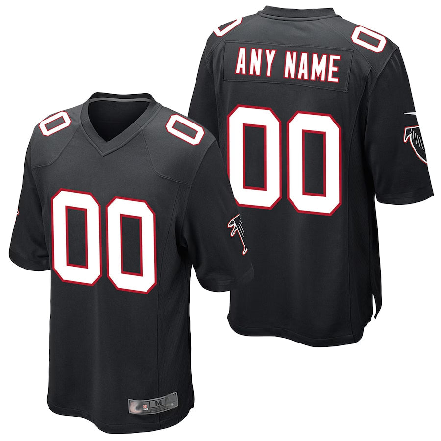 Jdoa Custom A.Falcons Black Alternate Game Stitched Jerseys