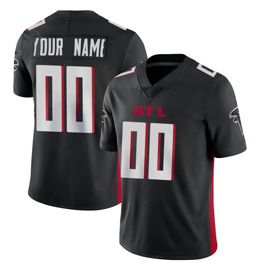 Jdoa Custom A.Falcons Black Limited Home Game Any Name & Numbers Stitched Jerseys