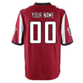 Jdoa Custom A.Falcons Red Home Game Any Name & Numbers Stitched Jerseys
