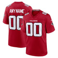 Jdoa Custom A.Falcons Red Replica Home Game Any Name & Numbers Stitched Jerseys