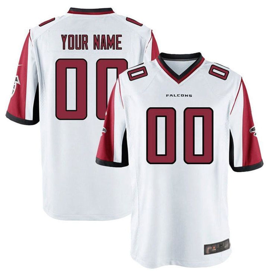 Jdoa Custom A.Falcons White Game Stitched Jerseys