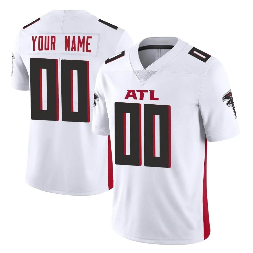 Jdoa Custom A.Falcons White Vapor Untouchable Limited Home Game Any Name & Numbers Stitched Jerseys