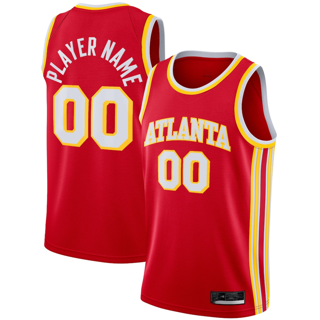 Xdoa Custom A.Hawks Red 2020-21 Swingman Jerseys - Icon Edition