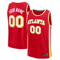 Xdoa Custom A.Hawks Red Fast Break Jerseys - Icon Edition