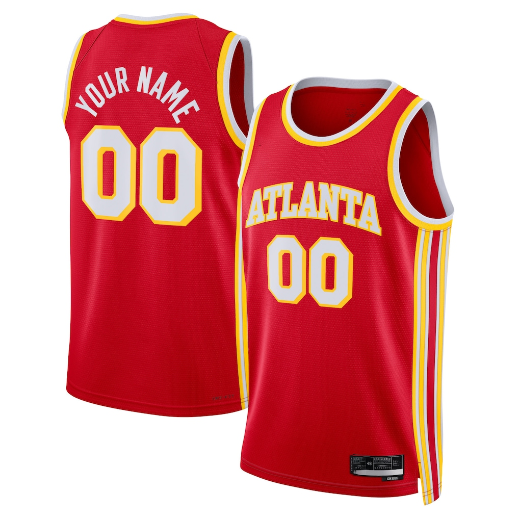 Jdoa Custom A.Hawks Red Swingman Jerseys - Icon Edition