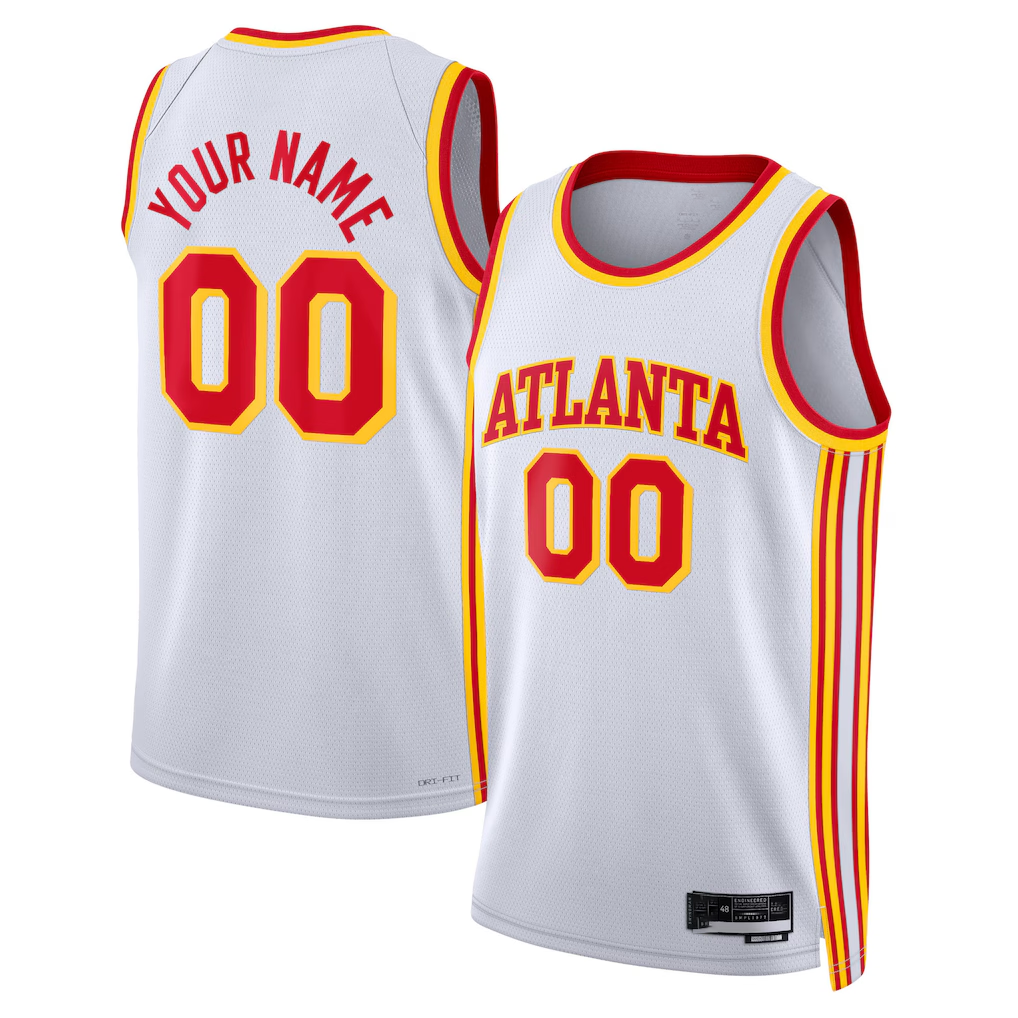 Jdoa Custom A.Hawks White Swingman Jerseys - Association Edition