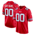 Jdoa Custom B.Bills Red Alternate Game Stitched Jerseys