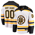 Jdoa Custom B.Bruins White Away Breakaway Stitched Jerseys