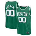 Jdoa Custom B.Celtics Fanatics Kelly Green Fast Break Stitched Jerseys - Icon Edition