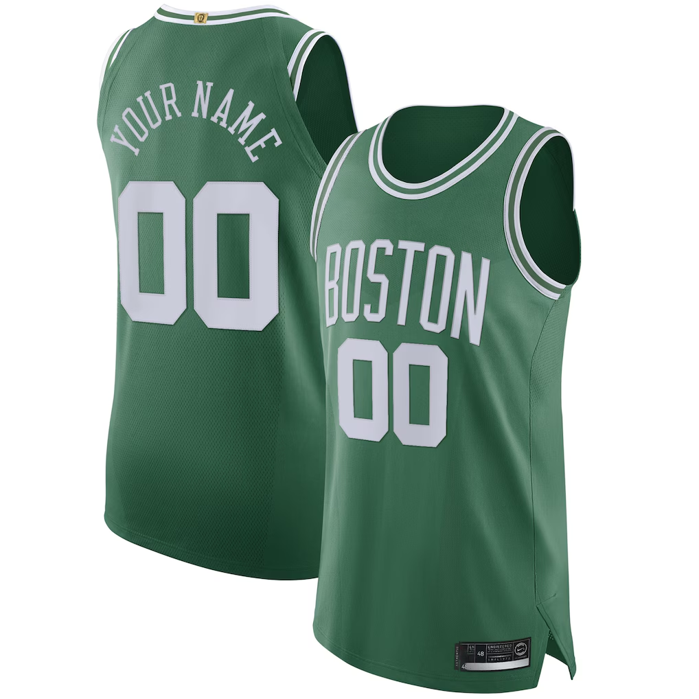 Jdoa Custom B.Celtics Green 202021 Authentic Jerseys - Icon Edition