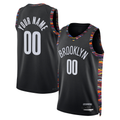 Xdoa Custom B.Nets Black 202526 City Edition Swingman Jerseys