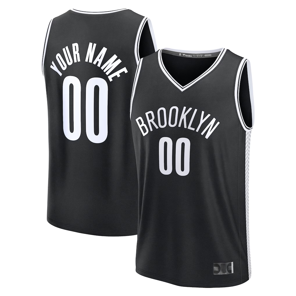 Jdoa Custom B.Nets Black Fast Break Jerseys - Icon Edition
