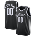 Xdoa Custom B.Nets Black Swingman Jerseys - Icon Edition