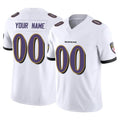 Jdoa Custom B.Ravens White Vapor F.U.S.E. Limited Any Name & Numbers Stitched Jerseys