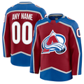 Jdoa Custom C.Avalanche Burgundy Home Premium Jerseys