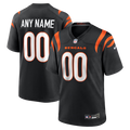 Jdoa Custom C.Bengals Black Game Stitched Jerseys