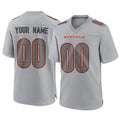 Jdoa Custom C.Bengals Gray Atmosphere Fashion Game Any Name & Numbers Stitched Jerseys