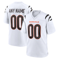 Jdoa Custom C.Bengals White Game Stitched Jerseys