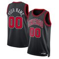 Jdoa Custom C.Bulls Black 2022-23 Swingman Jerseys - Statement Edition