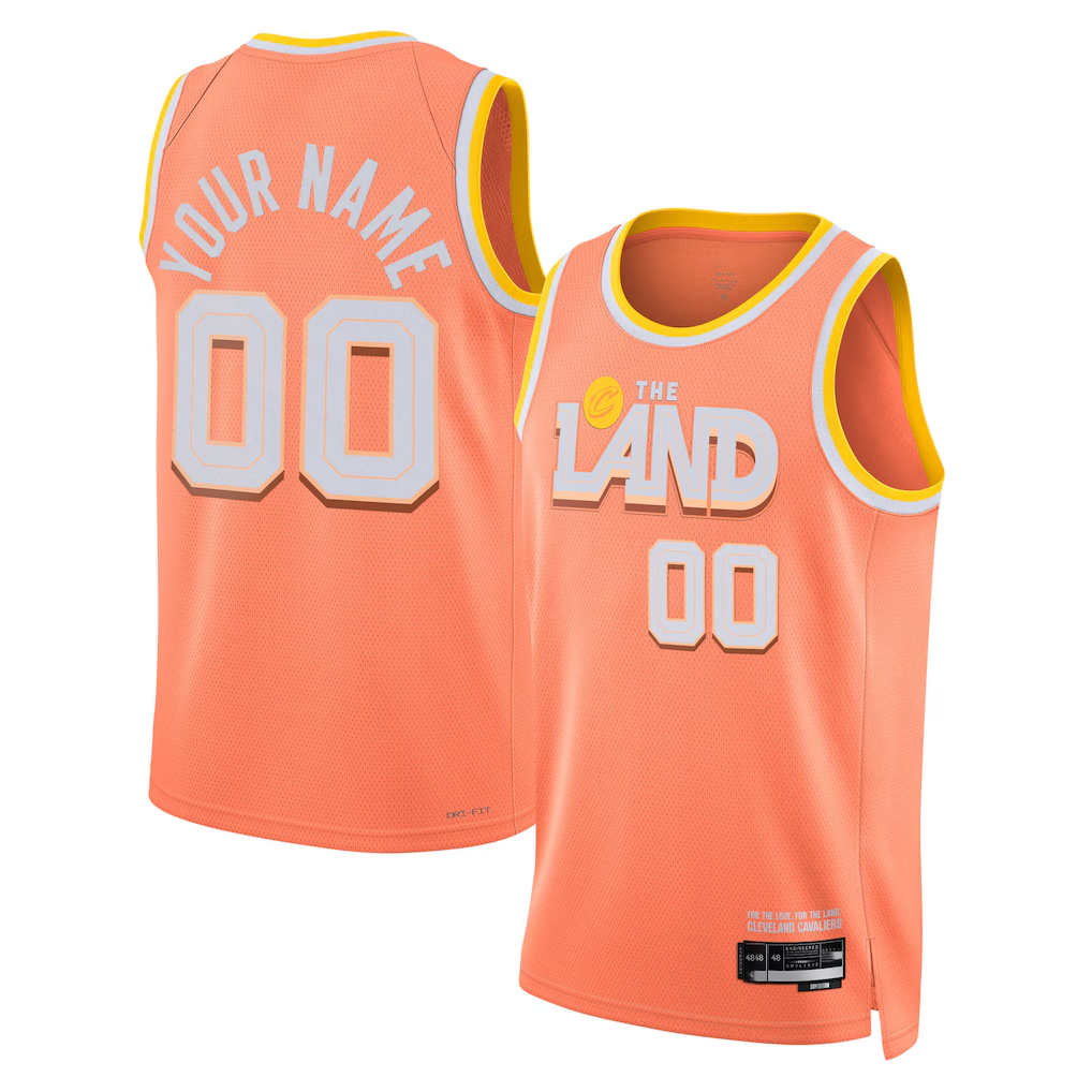 Jdoa Custom C.Cavaliers Orange 202526 City Edition Swingman Jerseys