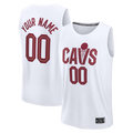 Jdoa Custom C.Cavaliers White Fast Break Jerseys - Icon Edition