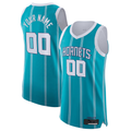 Xdoa Custom C.Hornets  Teal 202021 Authentic Jerseys - Icon Edition