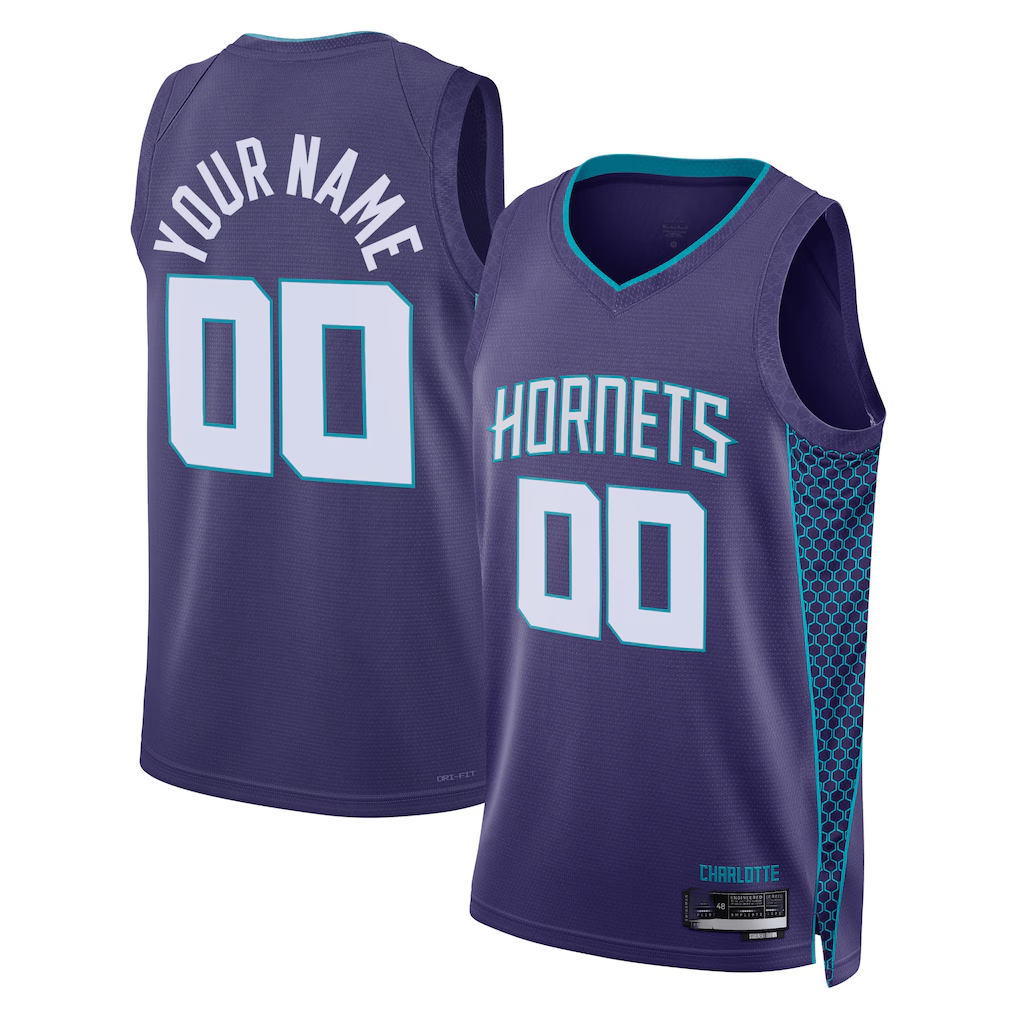 Xdoa Custom C.Hornets Teal 202223 Swingman Jerseys - Statement Edition