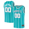 Xdoa Custom C.Hornets  Teal Fast Break Replica Jerseys - Icon Edition
