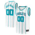 Xdoa Custom C.Hornets  White Fast Break Custom Replica Jerseys - Association Edition
