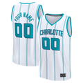 Xdoa Custom C.Hornets  White Fast Break Jerseys - Icon Edition