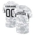 Jdoa Custom C.Panthers Arctic Camo Salute to Service T-Shirt Hoodies Any Name & Numbers Stitched Jerseys