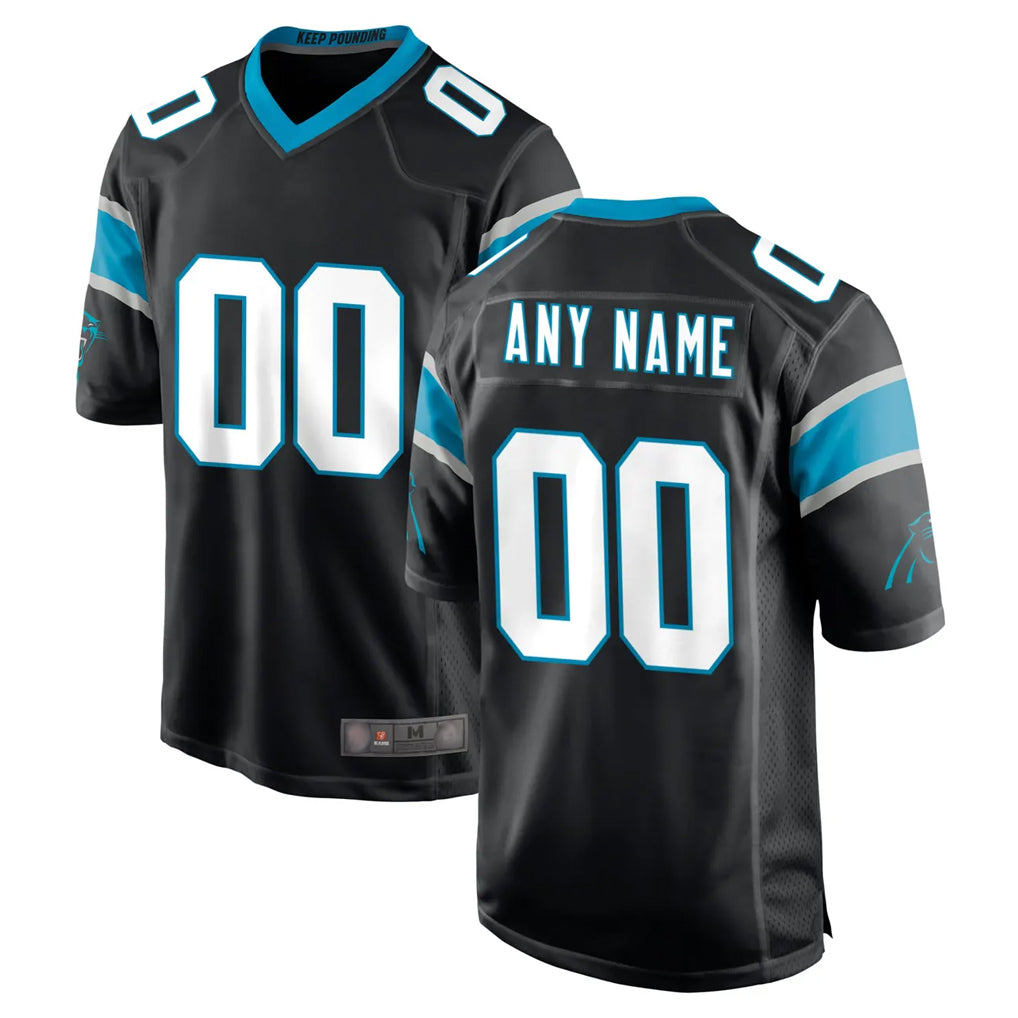 Jdoa Custom C.Panthers Black Game Any Name & Numbers Stitched Jerseys