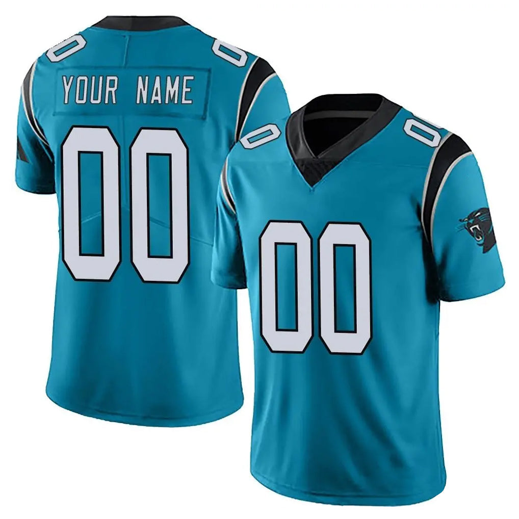 Jdoa Custom C.Panthers Blue Vapor Untouchable Limited Game Any Name & Numbers Stitched Jerseys