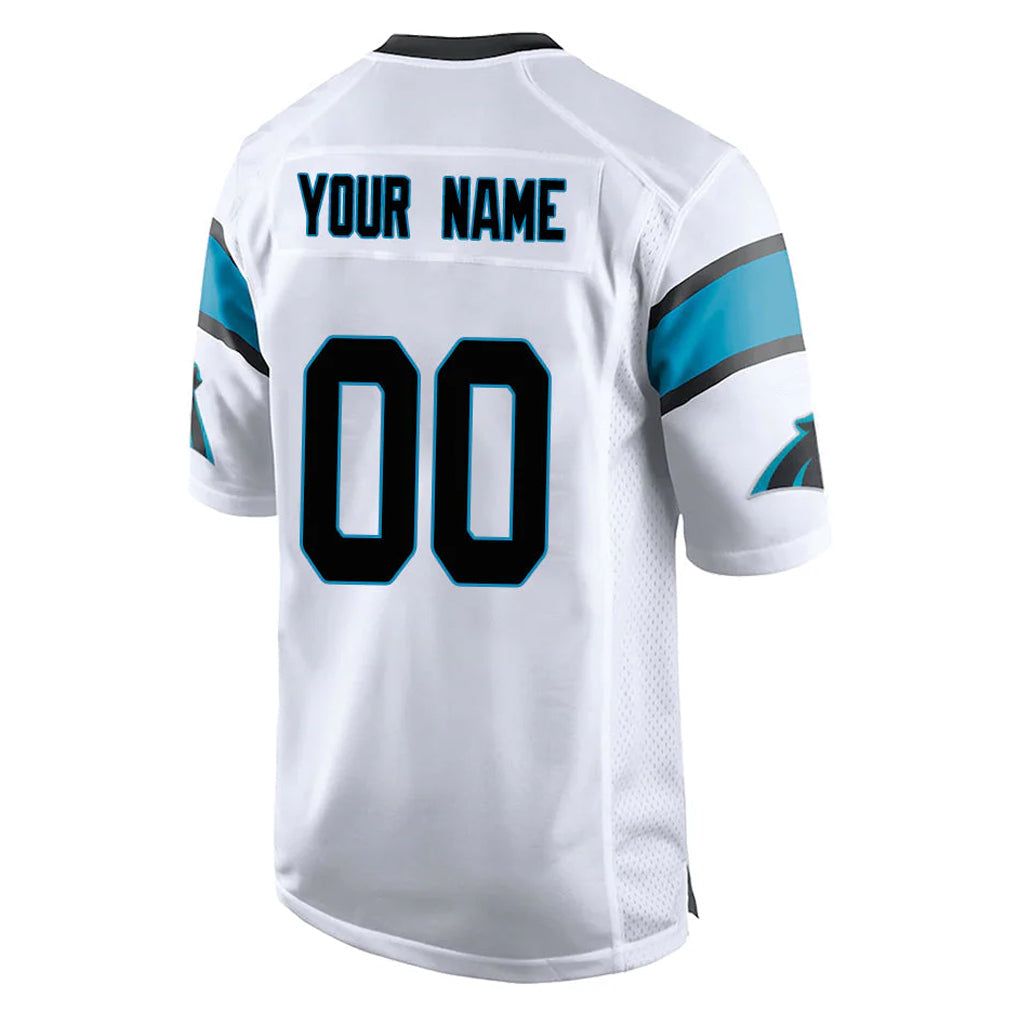Jdoa Custom C.Panthers White Game Any Name & Numbers Stitched Jerseys