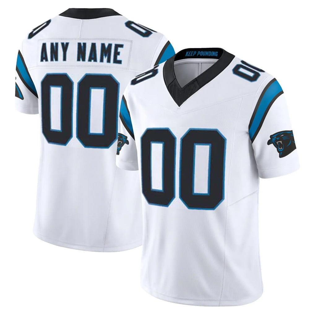 Jdoa Custom C.Panthers White Vapor F.U.S.E. Limited Home Game Any Name & Numbers Stitched Jerseys