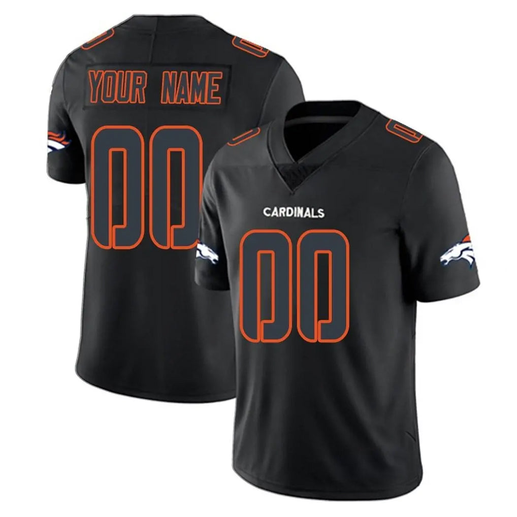 Jdoa Custom D.Broncos Black Impact Limited Game Any Name & Numbers Stitched Jerseys