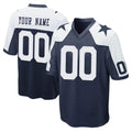 Jdoa Custom D.Cowboys Navy-White Alternate Home Game Any Name & Numbers Stitched Jerseys
