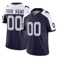 Jdoa Custom D.Cowboys Navy-White Limited Alternate Vapor F.U.S.E. Home Game Any Name & Numbers Stitched Jerseys