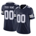 Jdoa Custom D.Cowboys Navy Limited Vapor F.U.S.E. Home Game Any Name & Numbers Stitched Jerseys