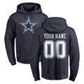Jdoa Custom D.Cowboys Navy Pullover Hoodies Limited Any Name & Numbers Stitched Jerseys