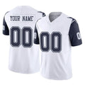 Jdoa Custom D.Cowboys White-Navy Limited Vapor F.U.S.E. Home Game Any Name & Numbers Stitched Jerseys