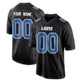Jdoa Custom D.Lions Black Fashion Home Game Any Name & Numbers Stitched Jerseys