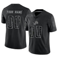 Jdoa Custom D.Lions Black RFLCTV Limited Stitched Jerseys